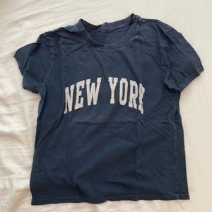 Brandy crop “New York” shirt